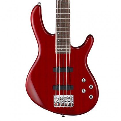 Bajo Eléctrico Cort de 5 cuerdas, Rojo-2