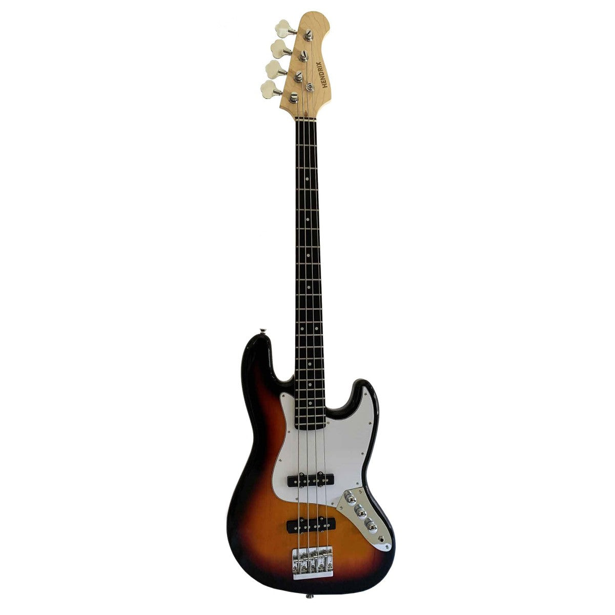 Bajo Eléctrico Hendrix de 4 cuerdas, Pasivo Sunburst-1