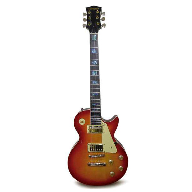 Guitarra Eléctrica Hendrix Tipo Les Paul - Naranja