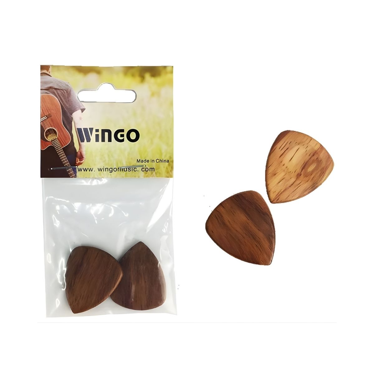 Set de 2 Púas de madera Wingo