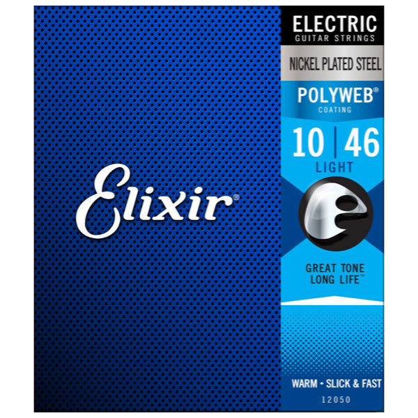 Set de cuerdas Elixir Polyweb para Guitarra Eléctrica, Light .010 - .046-1