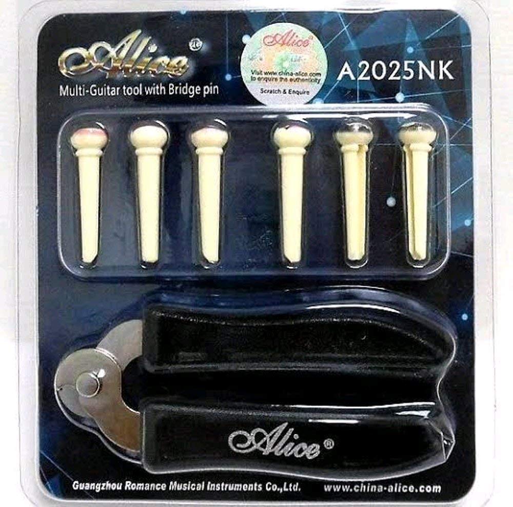 Set de pines y corta cuerdas para Guitarra, Alice-1