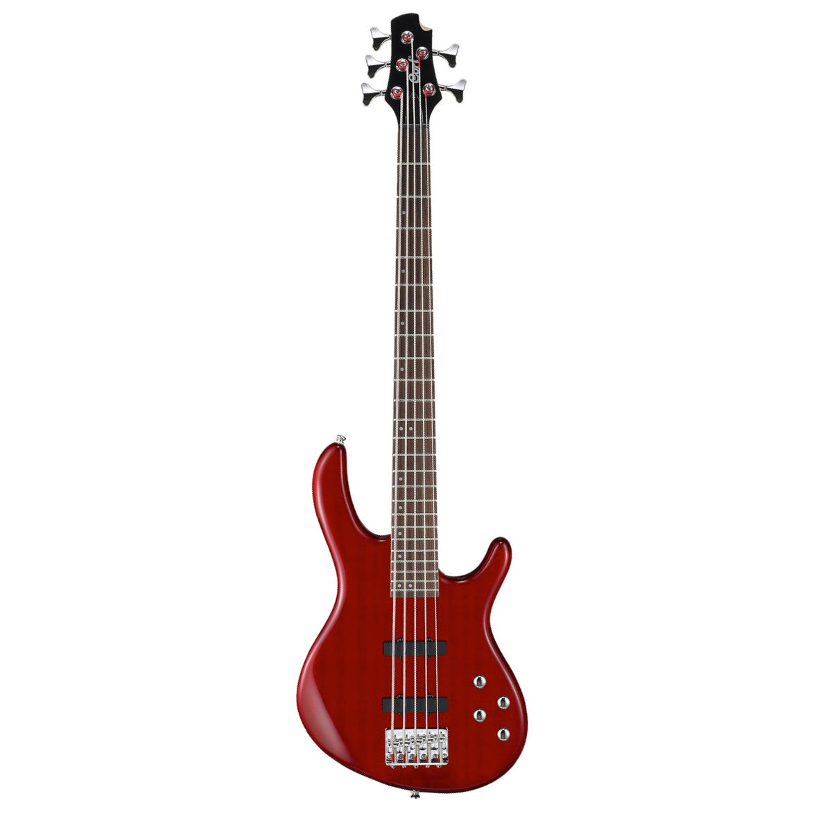 Bajo eléctrico activo de 6 cuerdas Cort Action VI Plus, Rojo-1