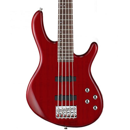 Bajo eléctrico activo de 6 cuerdas Cort Action VI Plus, Rojo-2