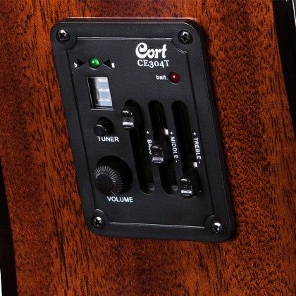 Guitarra Electro Acústica Cort AD810E, Negro-2
