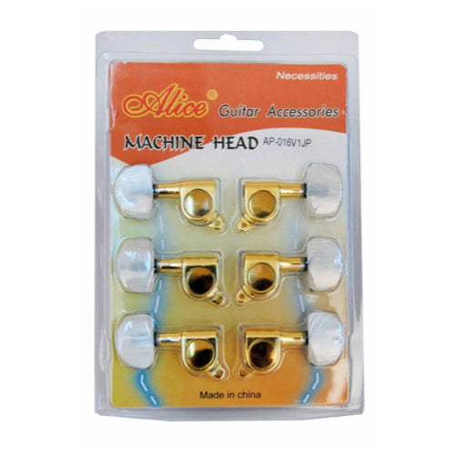 Clavijas para Guitarra Acústica, Alice dorado-2