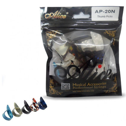 Set de Uñetas Alice para pulgar 20 piezas-2