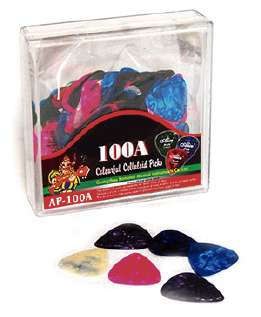 Set de 100 Púas Alice de celuloide para Guitarra-3
