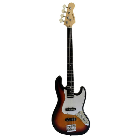Bajo Eléctrico Hendrix de 4 cuerdas, Pasivo Sunburst-1