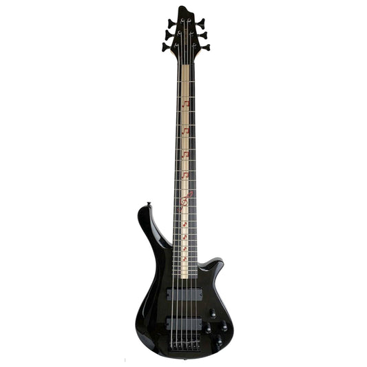 Bajo Eléctrico activo Hendrix de 6 cuerdas, Negro veteado-1