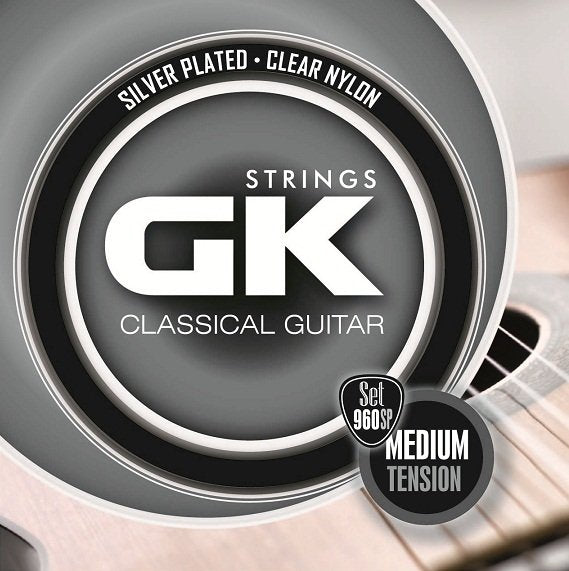 Set de cuerdas GK para Guitarra Clásica, Medium, Plateadas-1