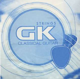 Cuerda #1 GK para Guitarra Clásica, Medium, Plateadas, 1 pieza-1