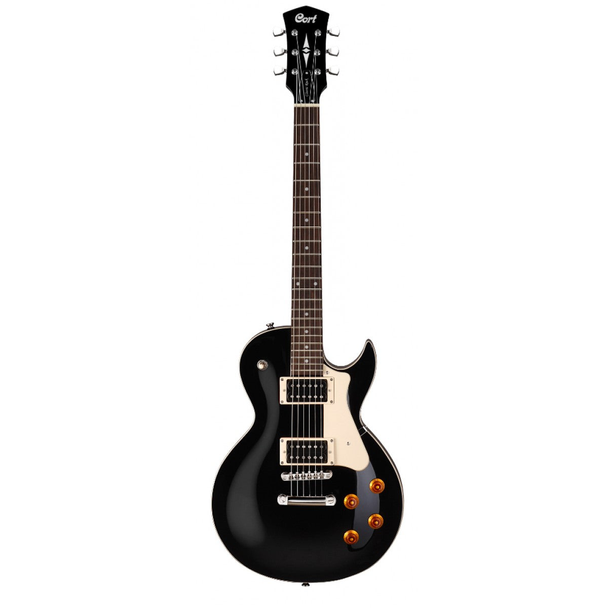 Guitarra Eléctrica Cort tipo Les Paul CR100 - Negro-1