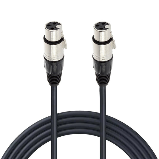 Cable de audio Zebra de XLR hembra a XLR hembra de 45 cm-1