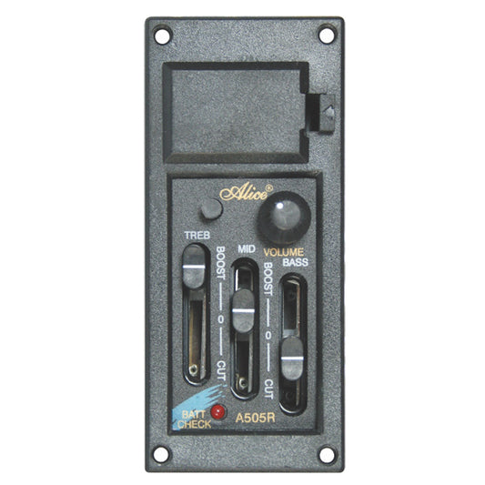 Ecualizador Alice de 3 bandas para guitarra acústica-1