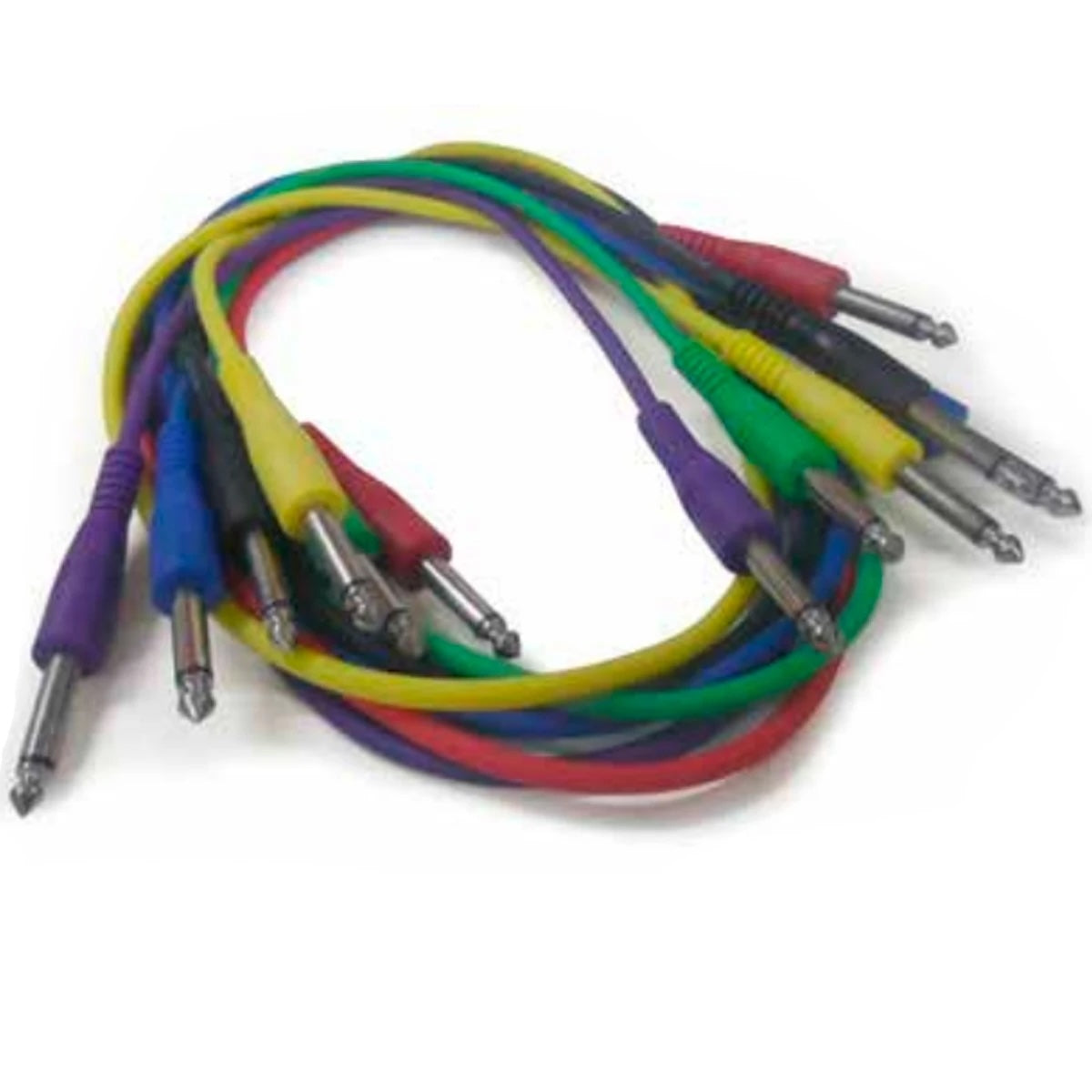 Kit de 6 cables de audio Zebra de 6.3 mm a 6.3 mm mono de 0.9 m-1