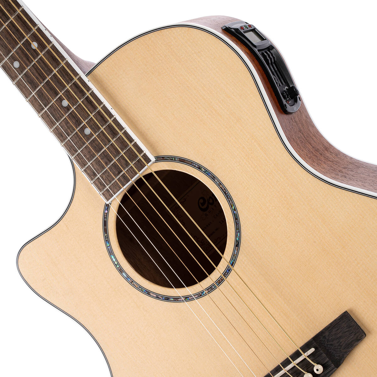 Guitarra Electro Acústica Cort GA-MEDX, Poro abierto