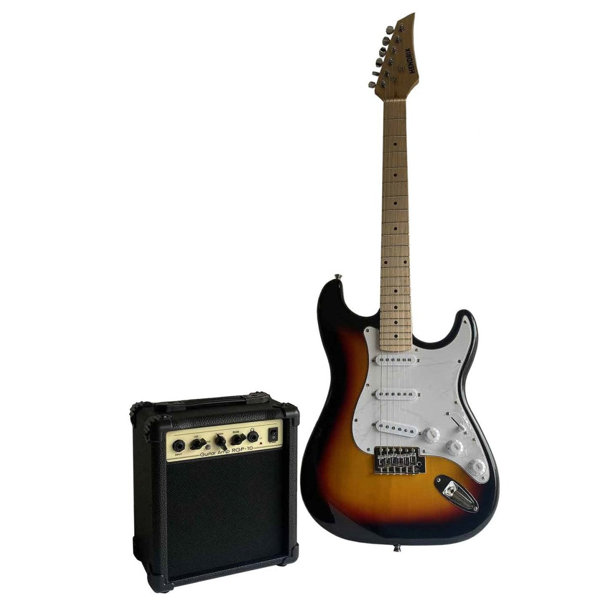 COMBO Guitarra Eléctrica Hendrix Tipo Stratocaster - Sunburst-1