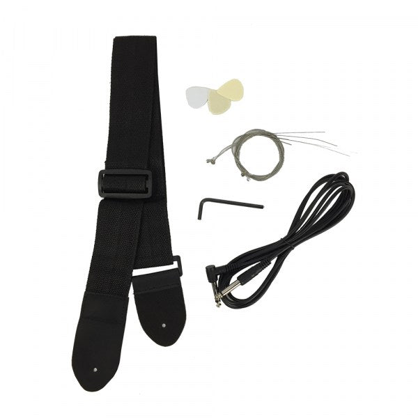 COMBO Guitarra Eléctrica Hendrix Tipo Stratocaster - Negro-2