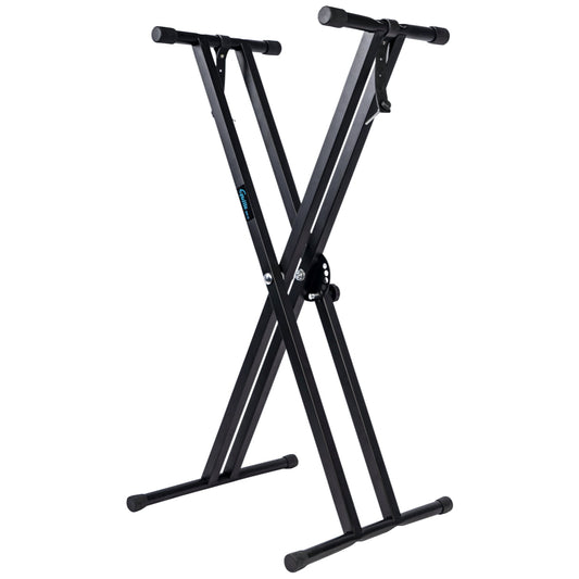 Soporte Guitto de doble barra para teclado-1