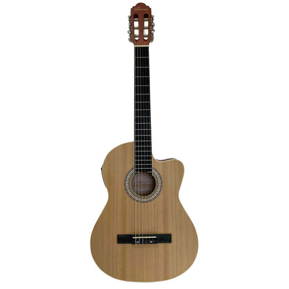 Guitarra Electro Clásica Valenciana 39 Natural - Delgada-2