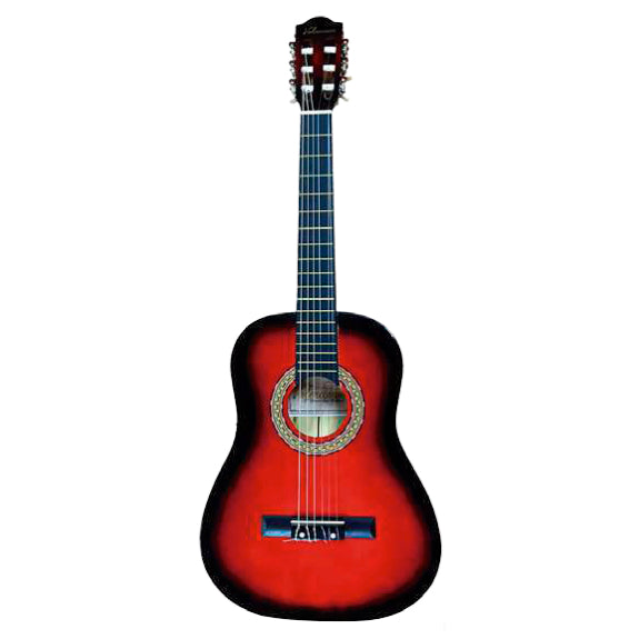 Guitarra Clásica Valenciana 30 para niño, Rojo y Negro-1