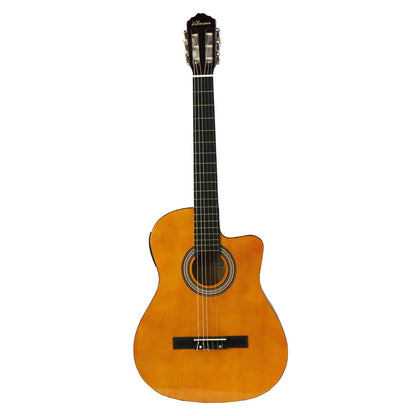 Guitarra Electro Clásica Valenciana 39 Marrón-1