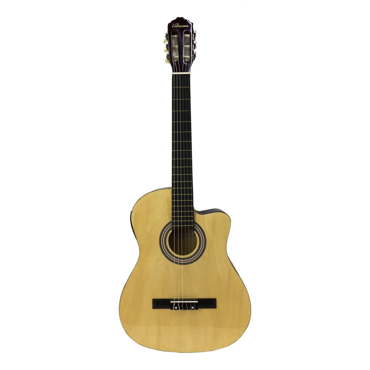 Guitarra Electro Clásica Valenciana 39 Natural-1