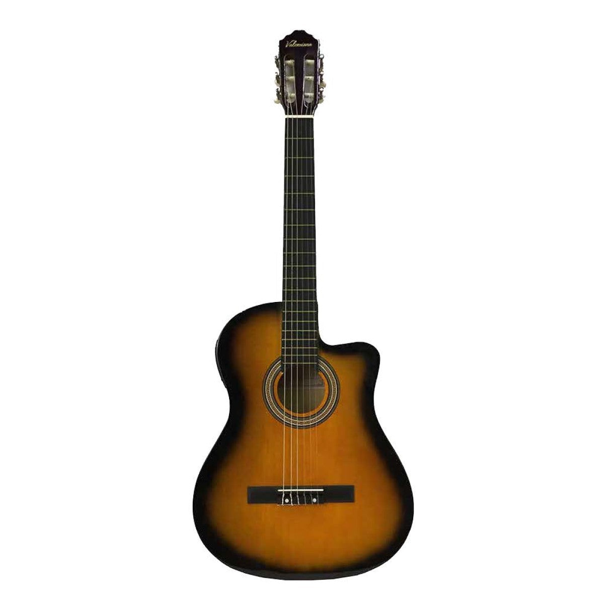 Guitarra Electro Clásica Valenciana 39 Sunburst-1