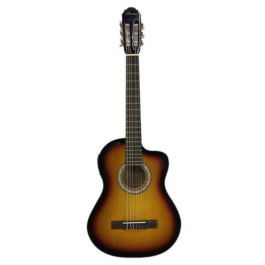 Requinto Valenciana Electroacústico Sunburst-1