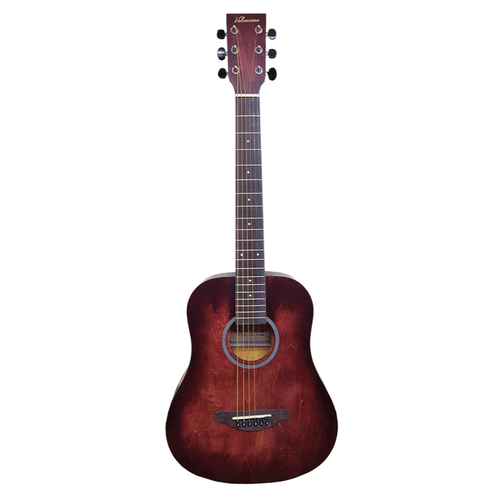 Guitarra acústica Valenciana 34, Rojo-1