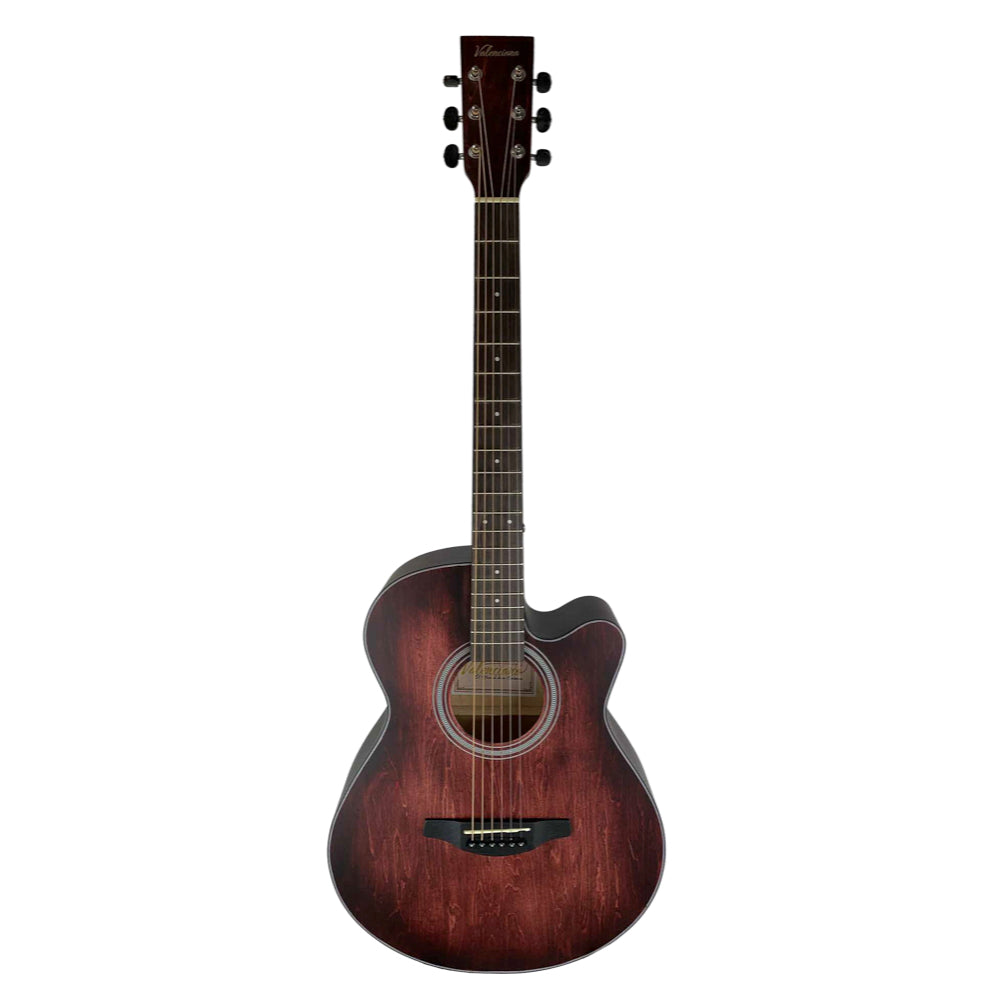 Guitarra acústica Valenciana 40, Rojo-1