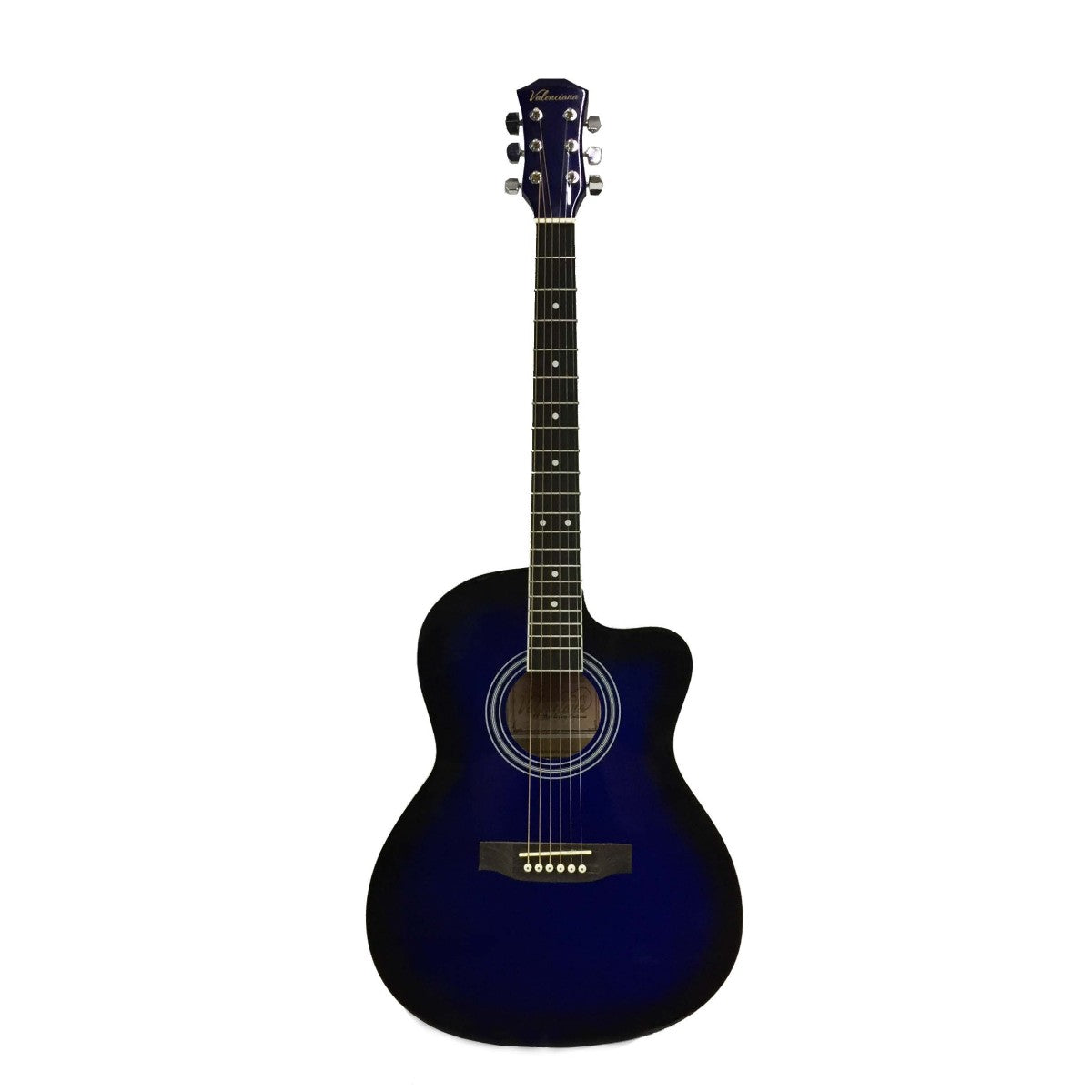 Guitarra acústica Valenciana 39 Azul-1