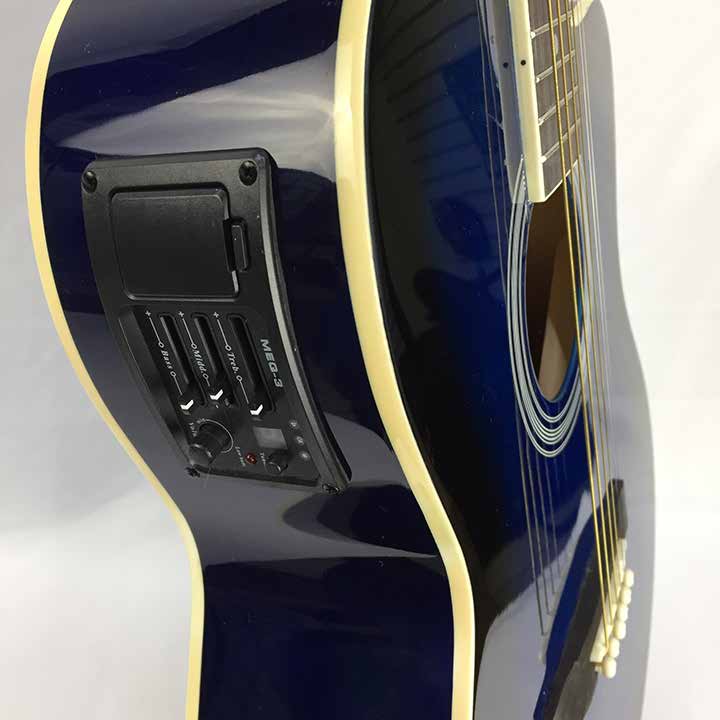 Guitarra Electro Acústica Valenciana 39 Azul-3