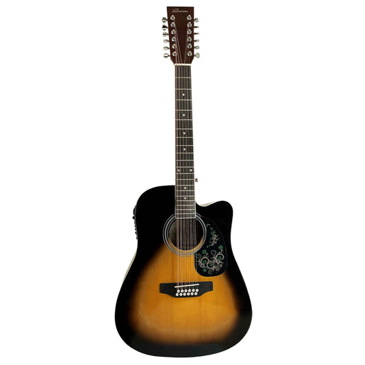 Guitarra de 12 cuerdas Electroacústica Valenciana 41 Sunburst-1