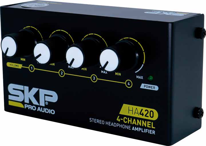 Amplificador de auriculares SKP 4 canales-2