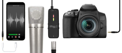 Interfaz móvil para micrófono XLR iRig PRE2-2