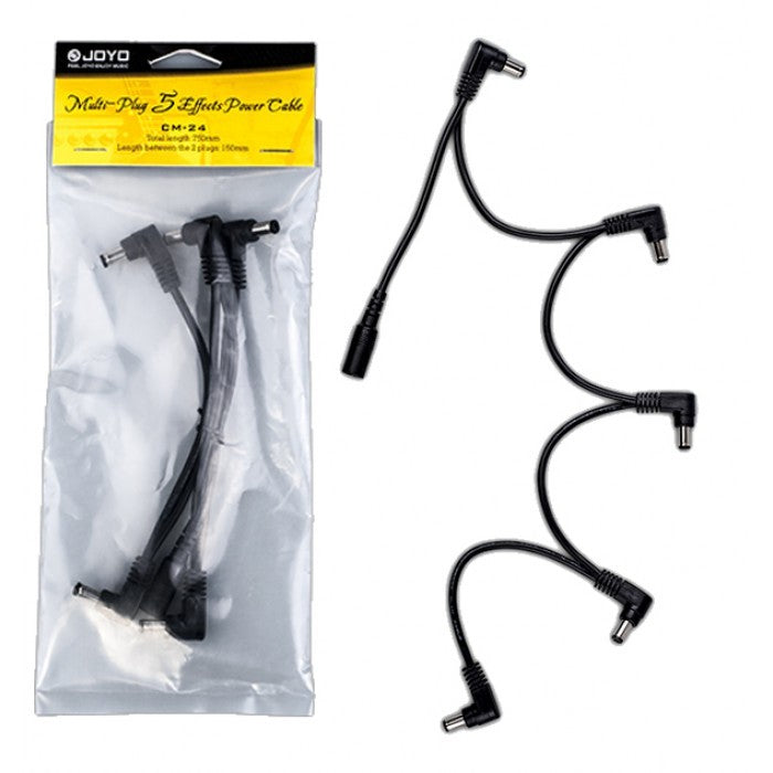 Extensión JOYO de 5 vías para fuente de poder DC 9V-1