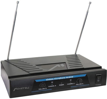 Set Mitzu de 3 micrófonos inalámbricos UHF-4
