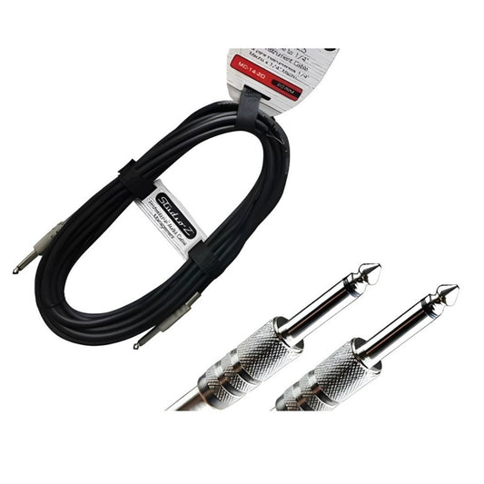 Cable de audio Zebra de 6.3 mm a 6.3 mm mono calibre 20 de 9.1 m