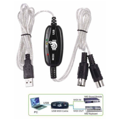 Cable Wingo MIDI a USB-2
