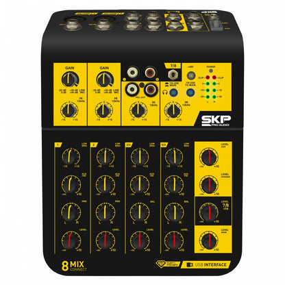 Consola SKP de 8 canales MIX-CONNECT8-1