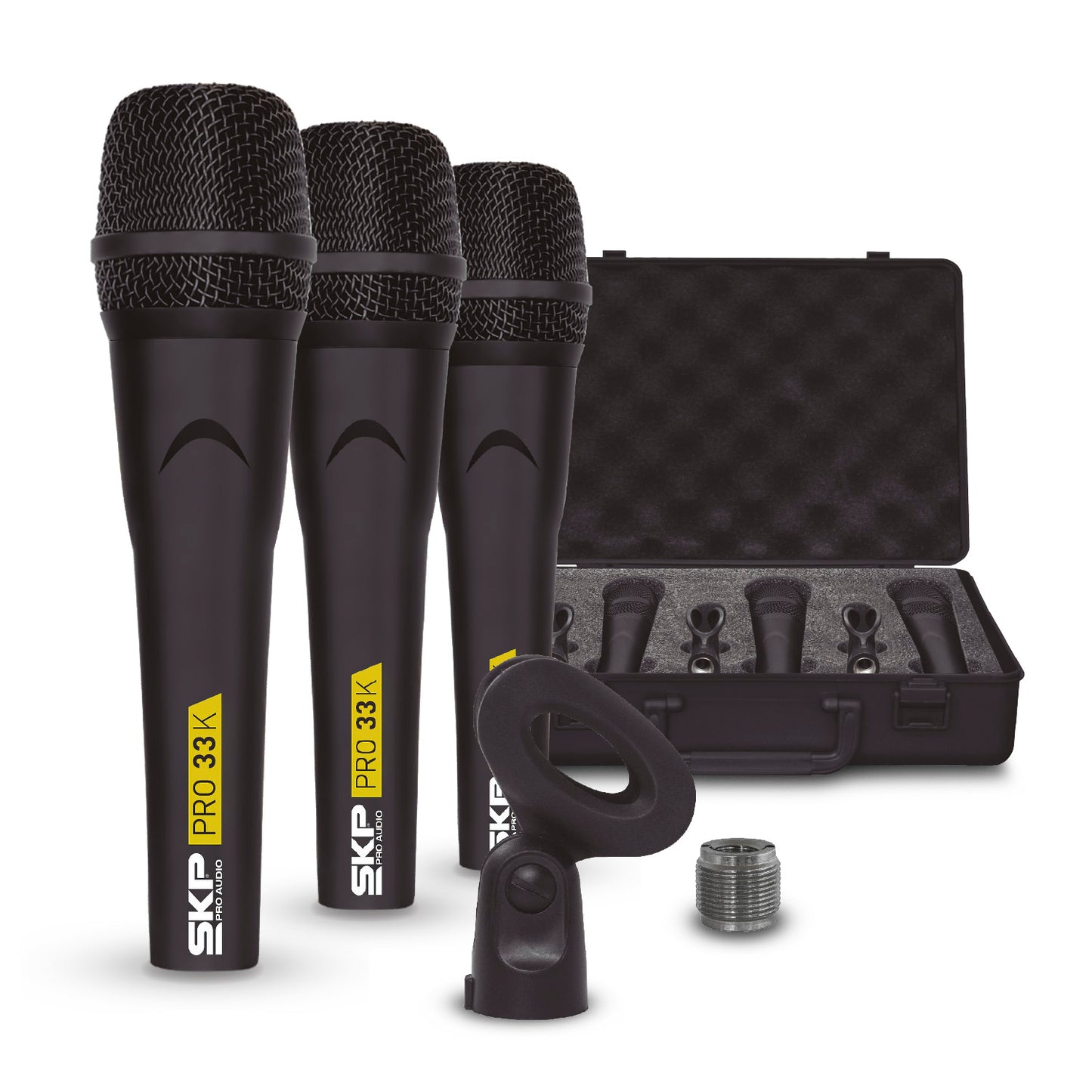 Set de 3 micrófono SKP PRO-33K dinámicos-2