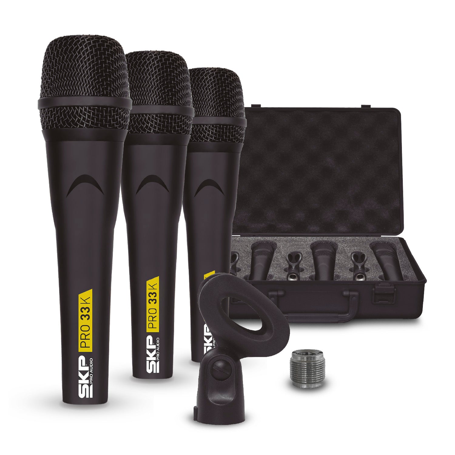 Set de 3 micrófono SKP PRO-33K dinámicos-2
