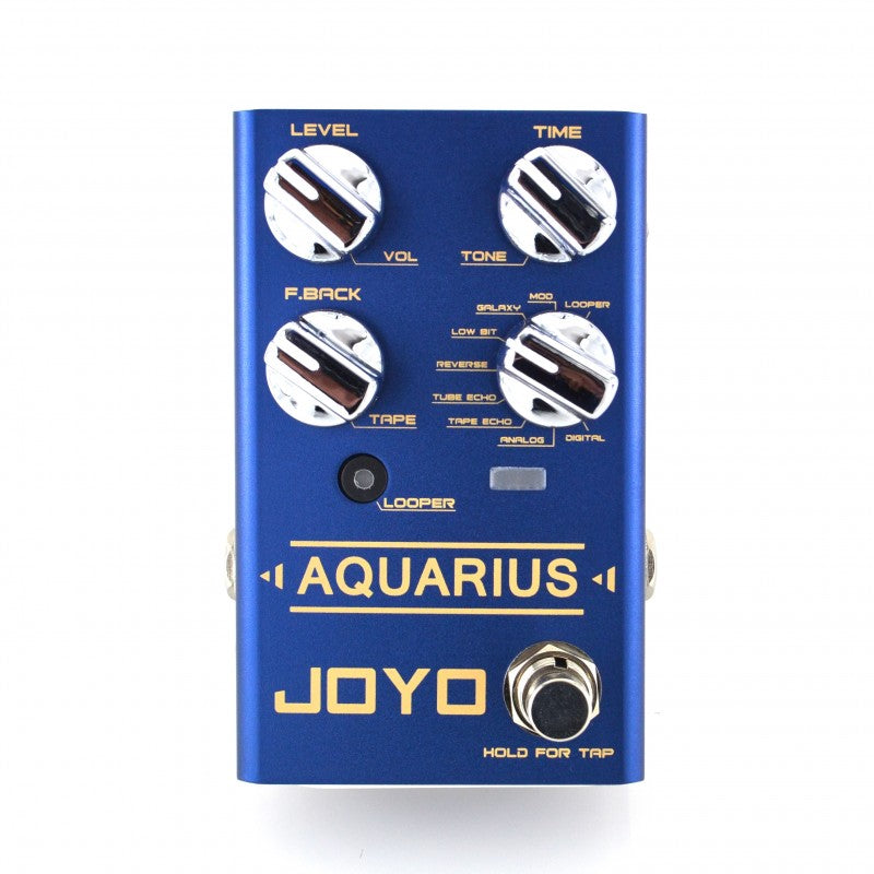 Pedal de Efecto Joyo R-07 Aquarius Delay + Looper-1