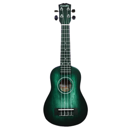 Ukelele Caribe 21 Soprano Verde y Negro-1