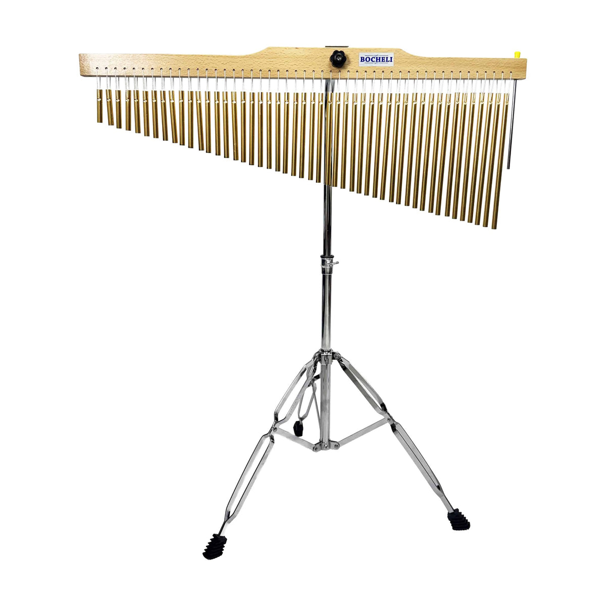 Lluvia de percusión Bocheli de 48 notas con soporte cromado-1