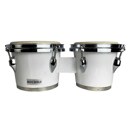 Bongo Bocheli de 7" x 8", blanco-1
