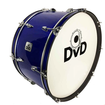 Bombo DVD azul de 24" con cincho y accesorios-1