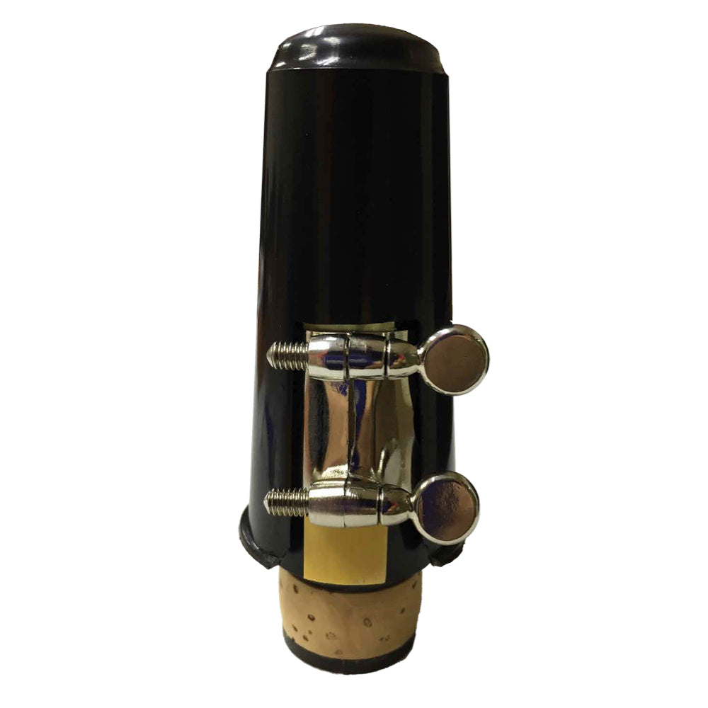 Boquilla Vivaldi para clarinete con cañuela, tapa y abrazadera-1
